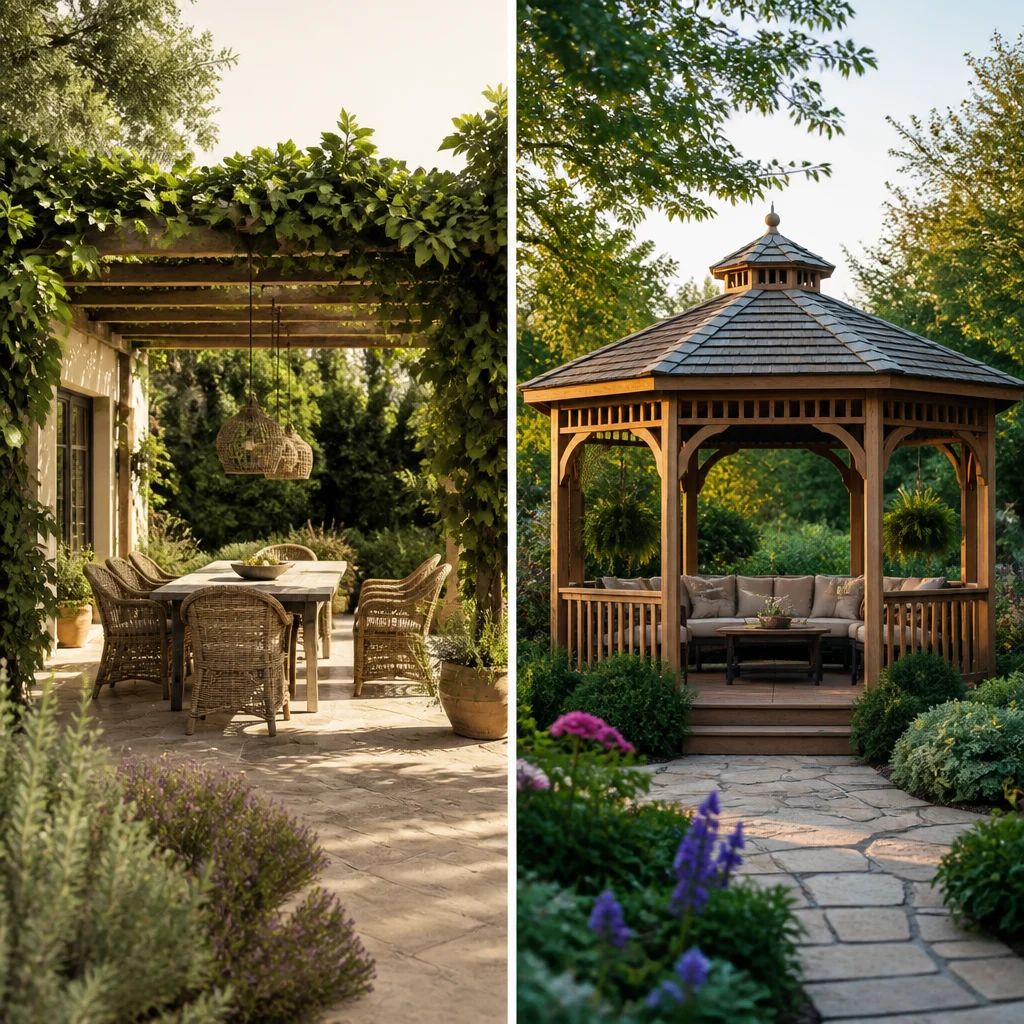 Pergola vs. беседка: в чём разница
