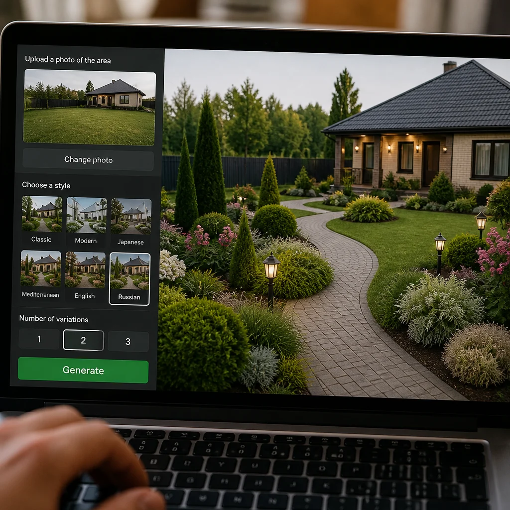 Нажмите «Сгенерировать», чтобы получить варианты.