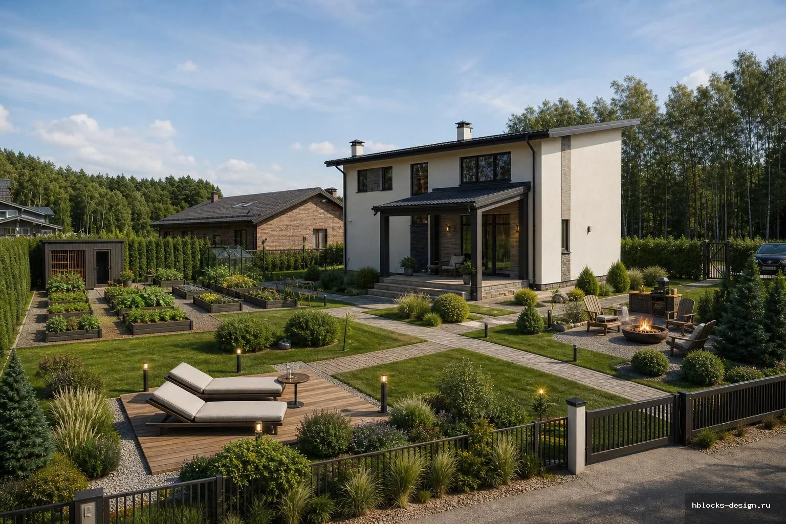 Outdoor garden · Экостиль (природный)