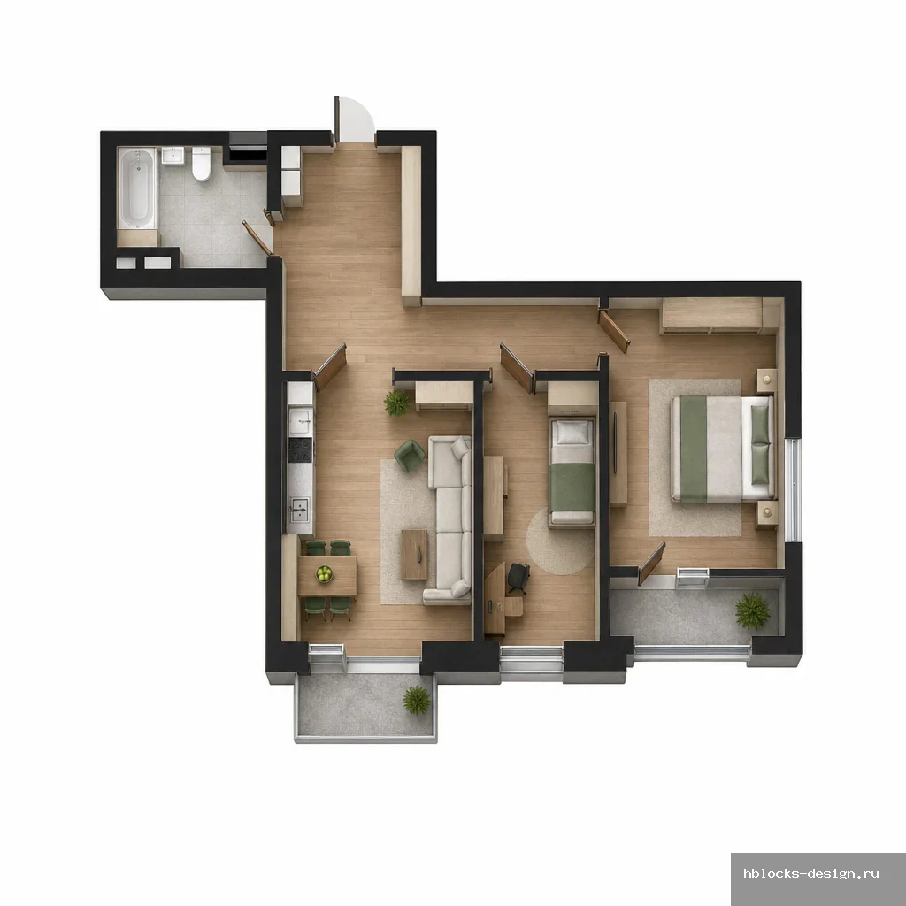 Determine scene type from the source image (interior room, building facade, or outdoor landscape); keep the same functional space, layout, windows, and camera as in the photo; do not replace with an unrelated scene. · Пользовательское описание